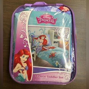 Disney The Little Mermaid Toddler Bedding Set in Aqua/Teal